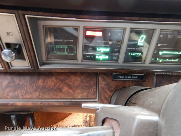 image for item DL4835 1984 Chrysler Lebaron