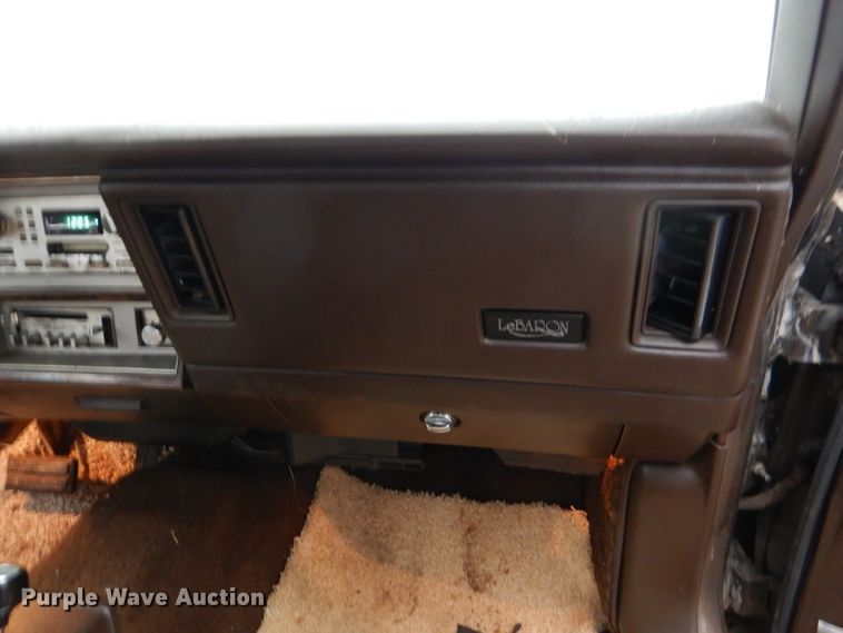 image for item DL4835 1984 Chrysler Lebaron