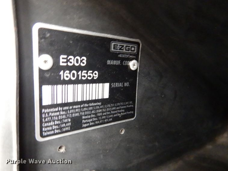 image for item DL4836 EZ GO  golf cart