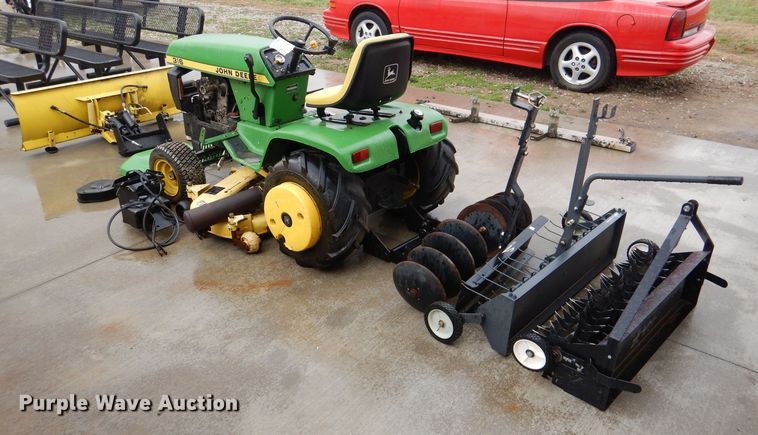 image for item DL4870 John Deere 316  lawn mower