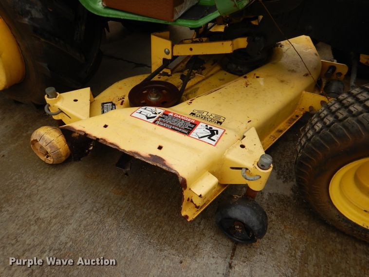 image for item DL4870 John Deere 316  lawn mower