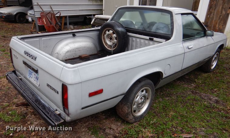 image for item DL4894 1984 Dodge Rampage