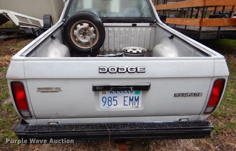 image for item DL4894 1984 Dodge Rampage