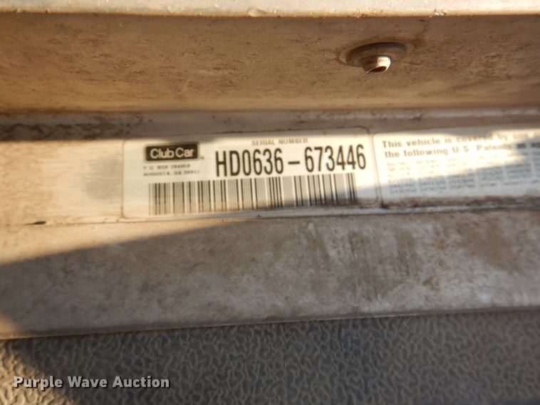 image for item DL4910 (4) Club Car golf carts