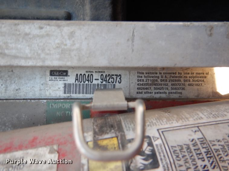 image for item DL4911 (6) Club Car golf carts