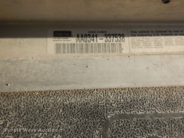 image for item DL4911 (6) Club Car golf carts