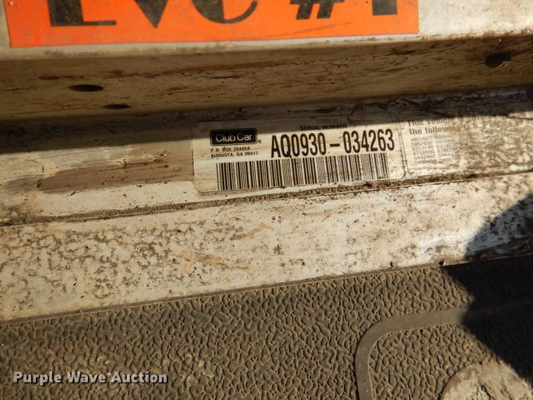 image for item DL4911 (6) Club Car golf carts