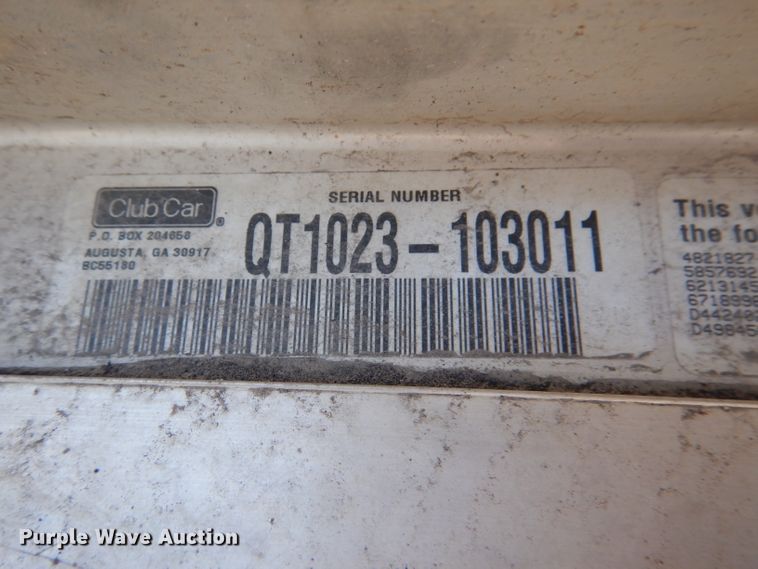 image for item DL4913 (6) Club Car golf carts