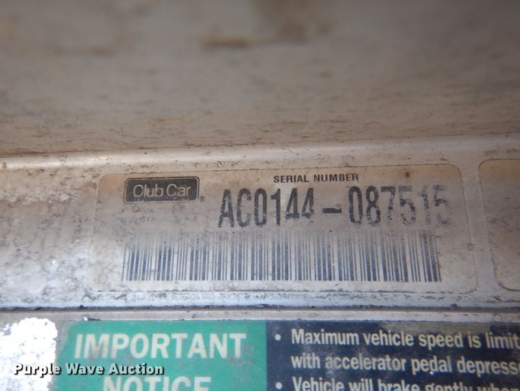 image for item DL4914 (4) Club Car golf carts