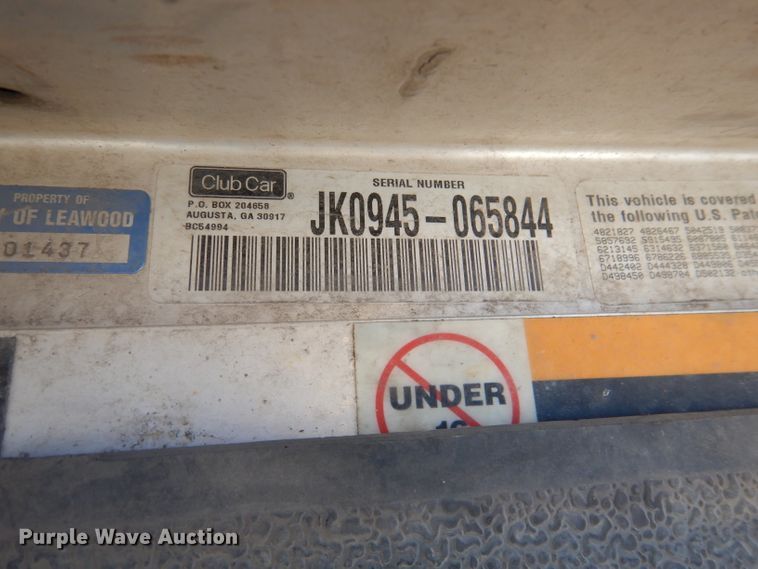 image for item DL4914 (4) Club Car golf carts