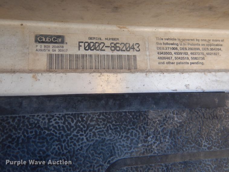 image for item DL4915 (4) Club Car golf carts