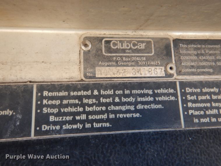 image for item DL4915 (4) Club Car golf carts