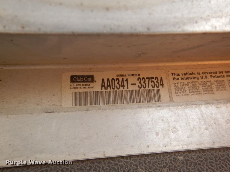 image for item DL4916 (4) Club Car golf carts