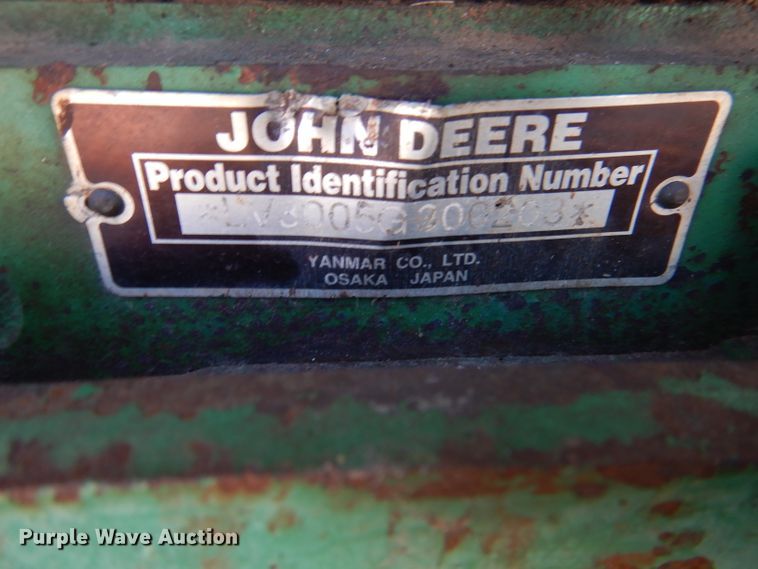 image for item DL4925 2010 John Deere 3005  tractor