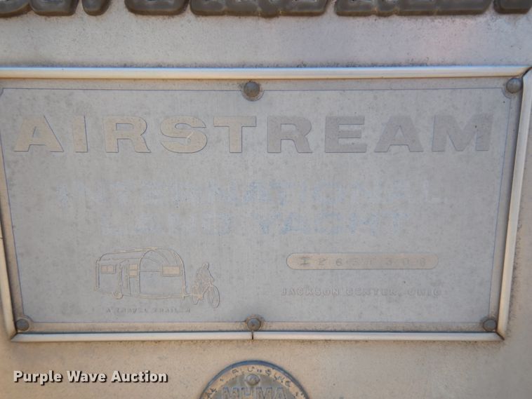 image for item DM2856 1963 Airstream  camper