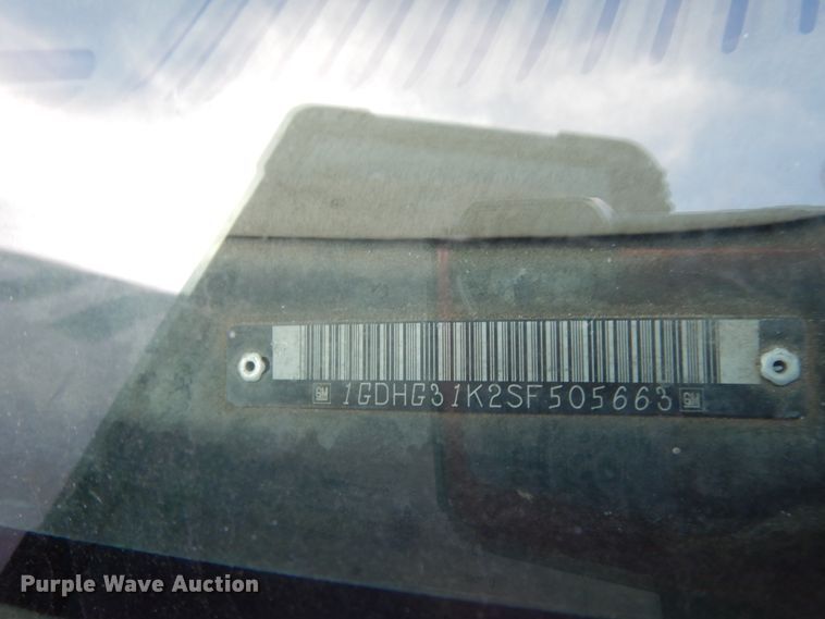 image for item DM2861 1995 GMC Vandura 3500  shuttle bus