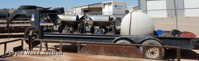 image for item DM2865 2011 Gooseneck 1120640B7B1 utility trailer with pressure washing system