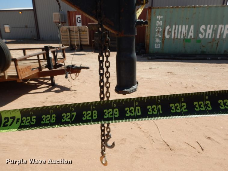 image for item DM2865 2011 Gooseneck 1120640B7B1 utility trailer with pressure washing system