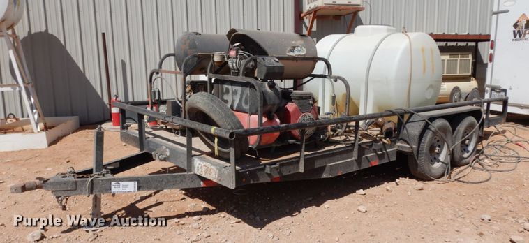 image for item DM2866 2015 C&M utility trailer with pressure washing system