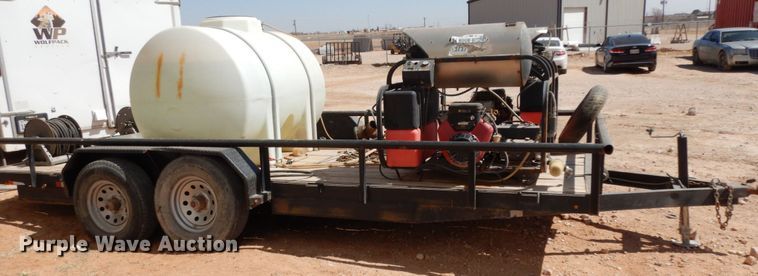 image for item DM2866 2015 C&M utility trailer with pressure washing system