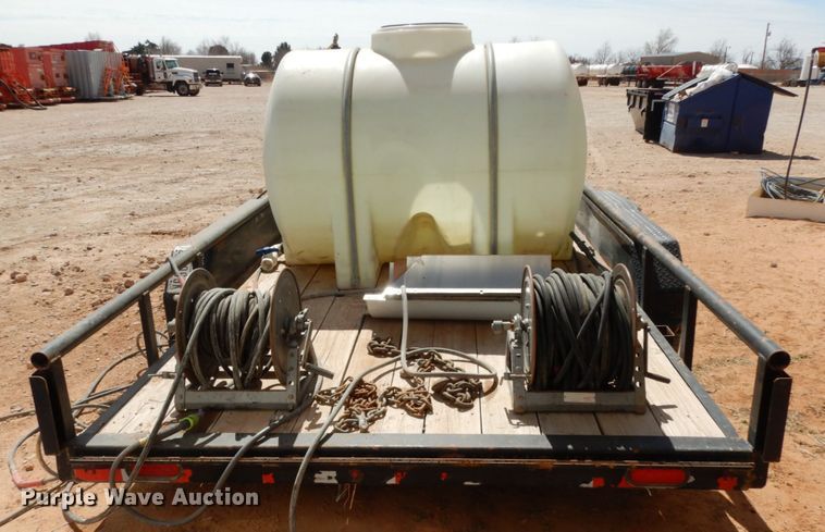 image for item DM2866 2015 C&M utility trailer with pressure washing system