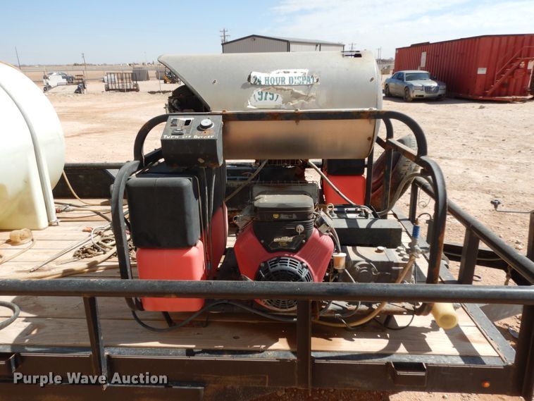 image for item DM2866 2015 C&M utility trailer with pressure washing system