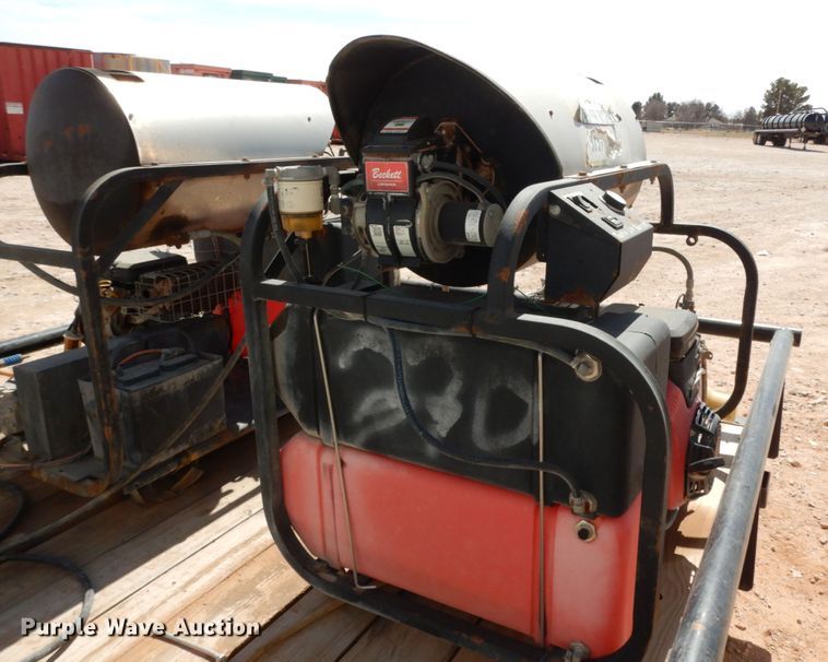 image for item DM2866 2015 C&M utility trailer with pressure washing system