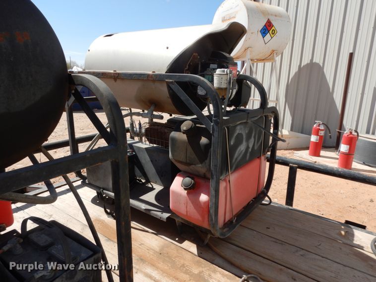 image for item DM2866 2015 C&M utility trailer with pressure washing system