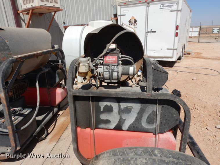 image for item DM2866 2015 C&M utility trailer with pressure washing system