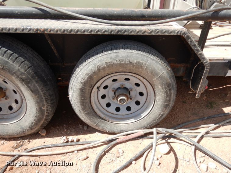 image for item DM2866 2015 C&M utility trailer with pressure washing system