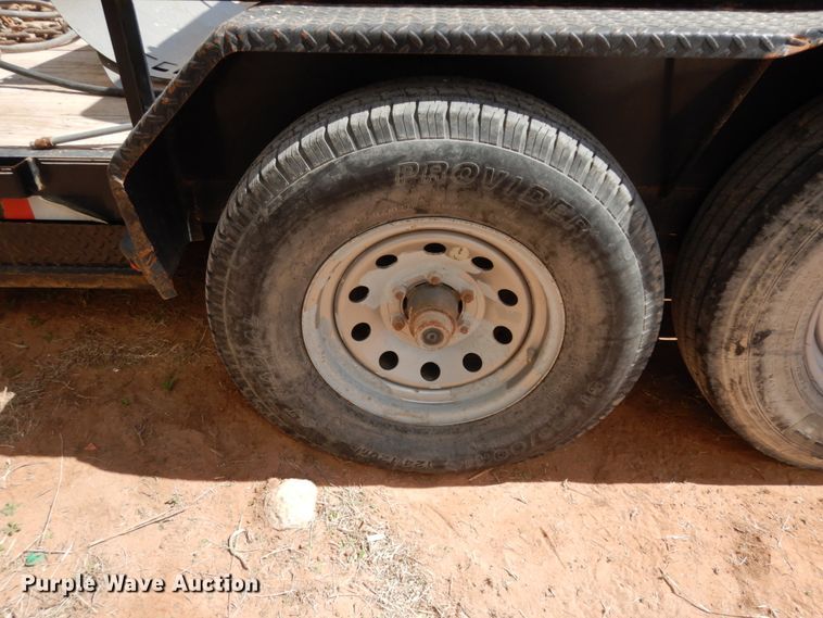 image for item DM2866 2015 C&M utility trailer with pressure washing system