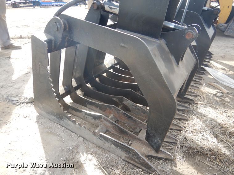 image for item FA9493 72"W skid steer grapple bucket