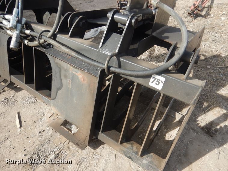 image for item FA9493 72"W skid steer grapple bucket