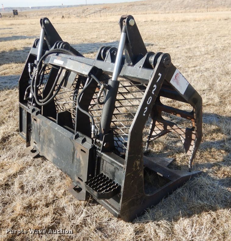 image for item FA9495 Robo 72"W skid steer grapple bucket