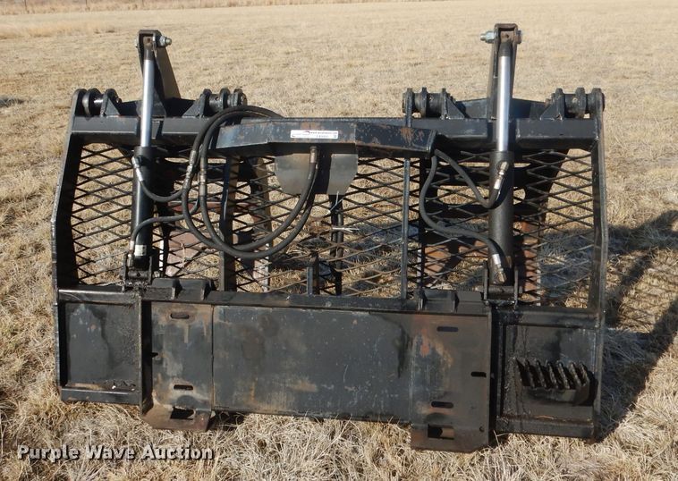 image for item FA9495 Robo 72"W skid steer grapple bucket