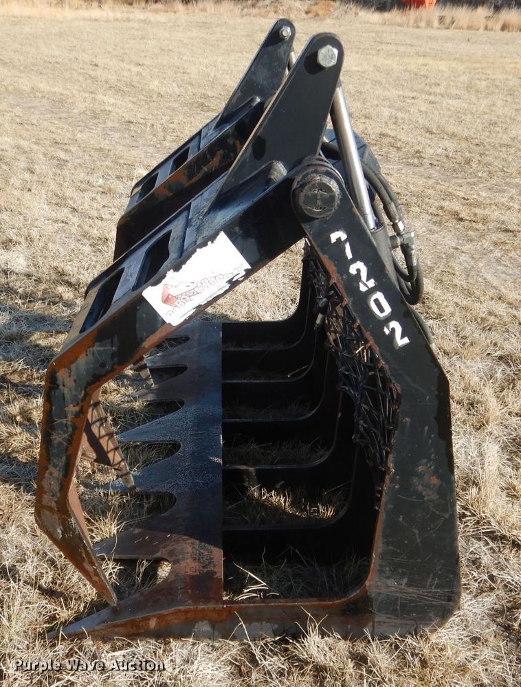 image for item FA9495 Robo 72"W skid steer grapple bucket