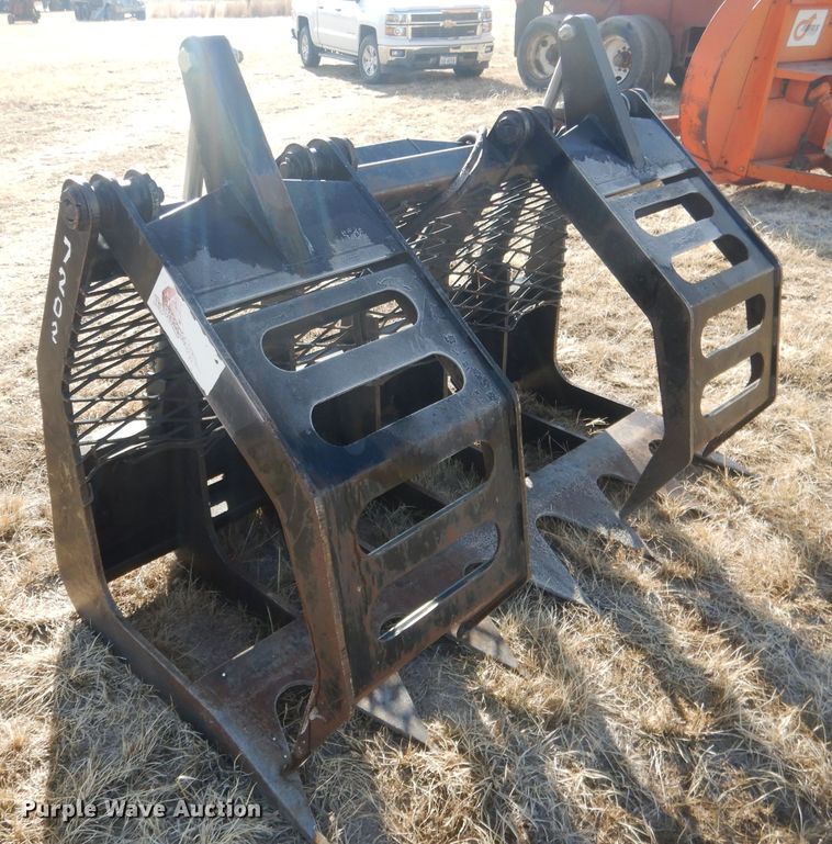 image for item FA9495 Robo 72"W skid steer grapple bucket