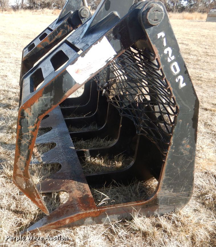 image for item FA9495 Robo 72"W skid steer grapple bucket