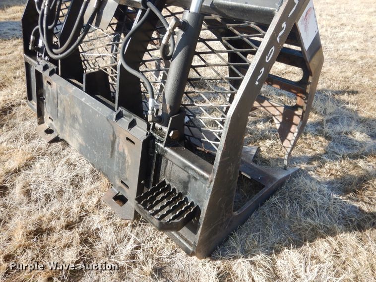 image for item FA9495 Robo 72"W skid steer grapple bucket