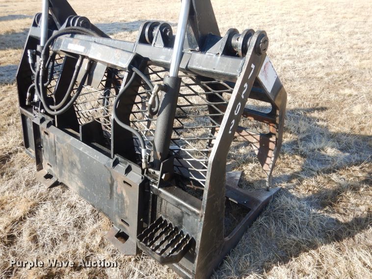 image for item FA9495 Robo 72"W skid steer grapple bucket