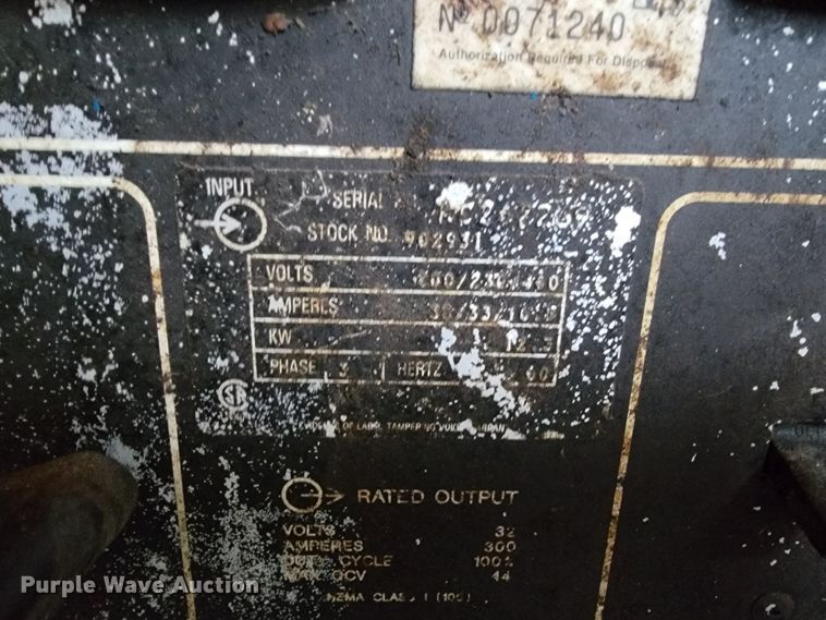 image for item FL9091 Miller CP-300 welder