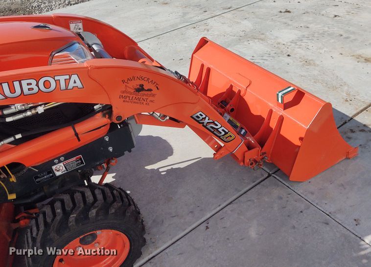 image for item FY9974 2017 Kubota BX25D  MFWD tractor