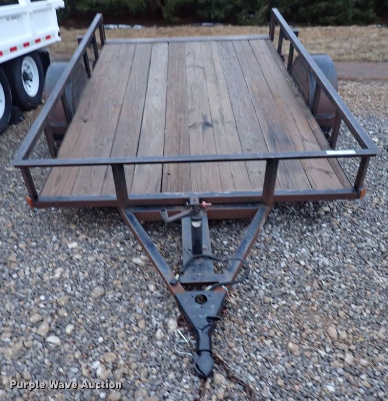 image for item GR9641 2005 W.H. Moore tilt deck utility trailer