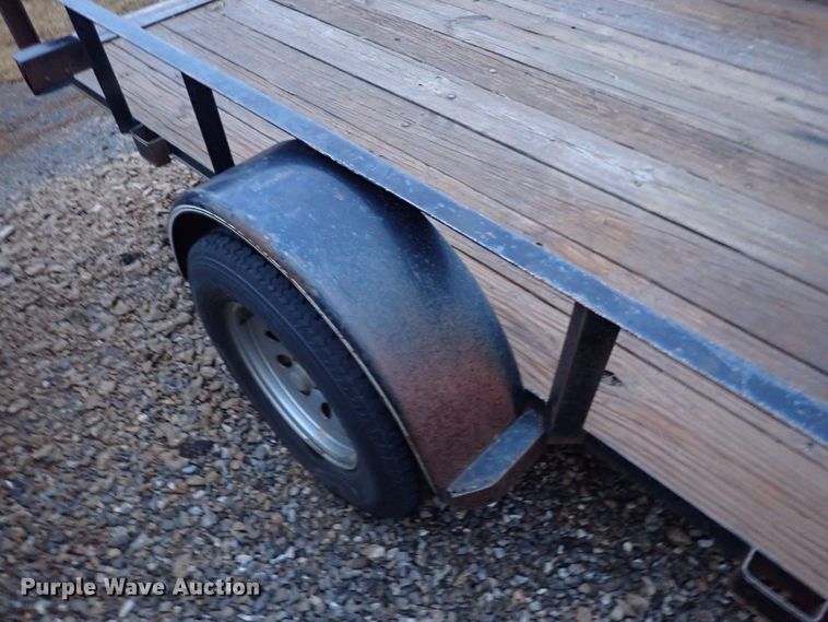 image for item GR9641 2005 W.H. Moore tilt deck utility trailer