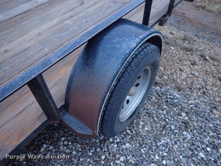 image for item GR9641 2005 W.H. Moore tilt deck utility trailer