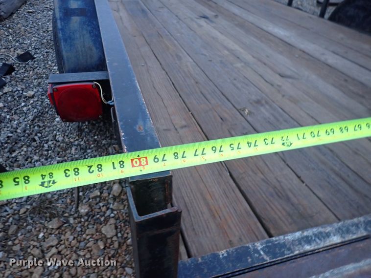 image for item GR9641 2005 W.H. Moore tilt deck utility trailer