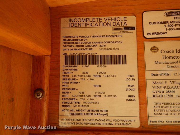 image for item GT9630 2010 Freightliner MB55  trolley