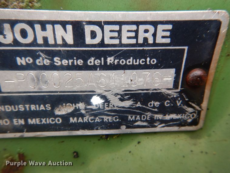 image for item GT9696 John Deere 25A flail mower