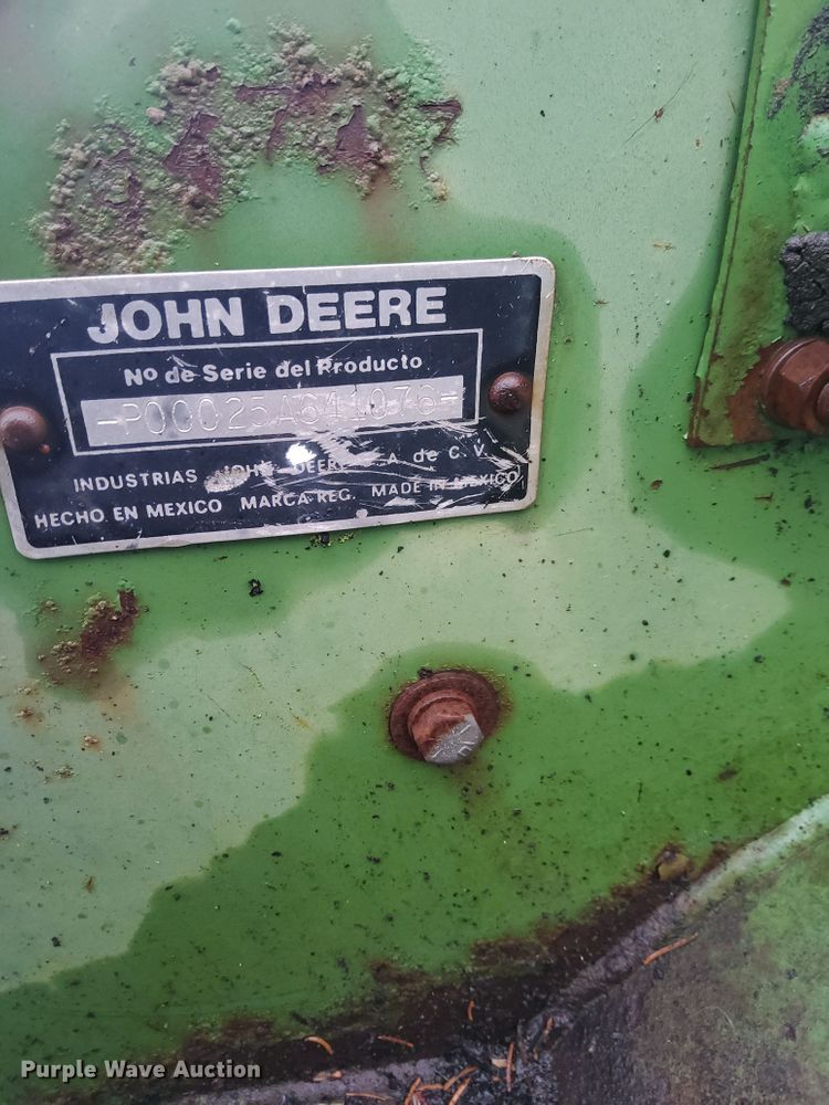 image for item GT9696 John Deere 25A flail mower
