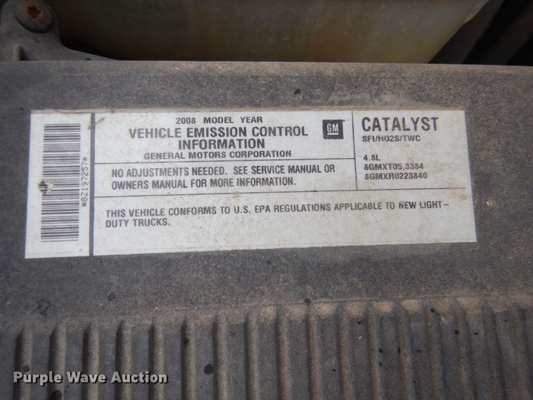 image for item HE9547 2008 Chevrolet Silverado 1500  pickup truck